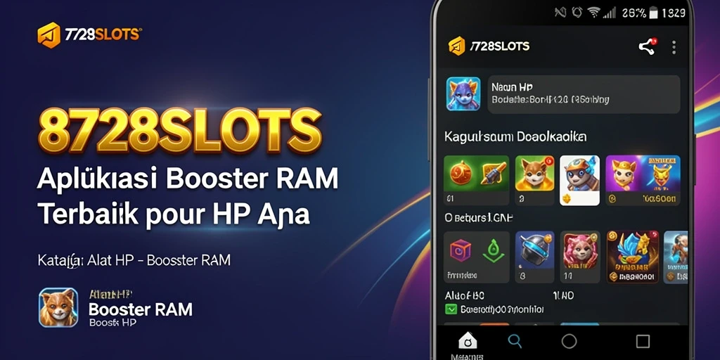 Antarmuka 8728SLOTS yang sederhana dan fungsi optimalisasi RAM.