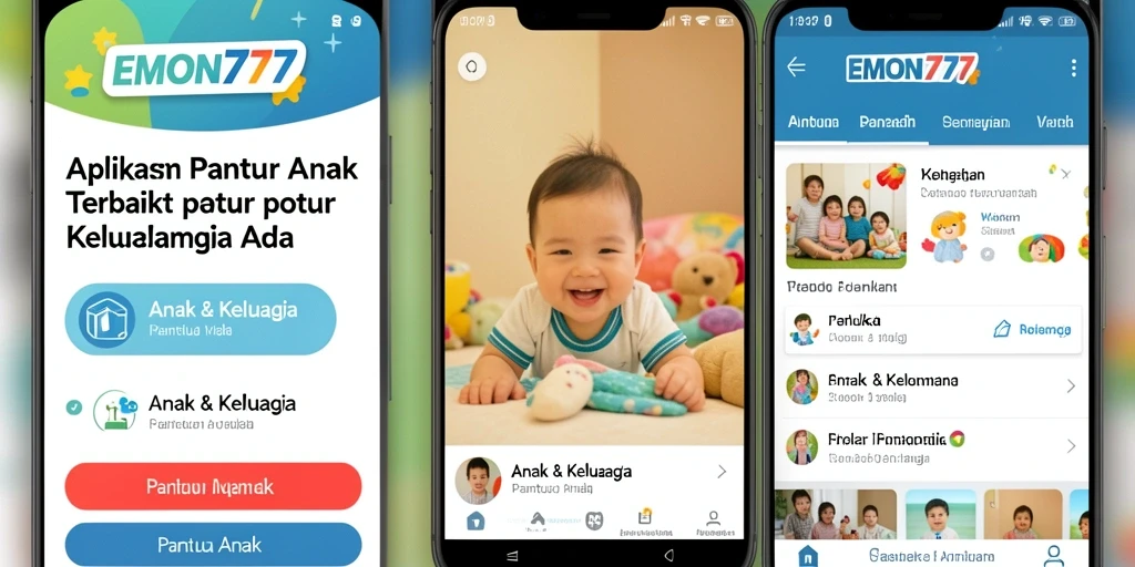 Screenshot utama EMON777 menampilkan antarmuka pemantauan aktivitas anak yang jelas dan informatif.