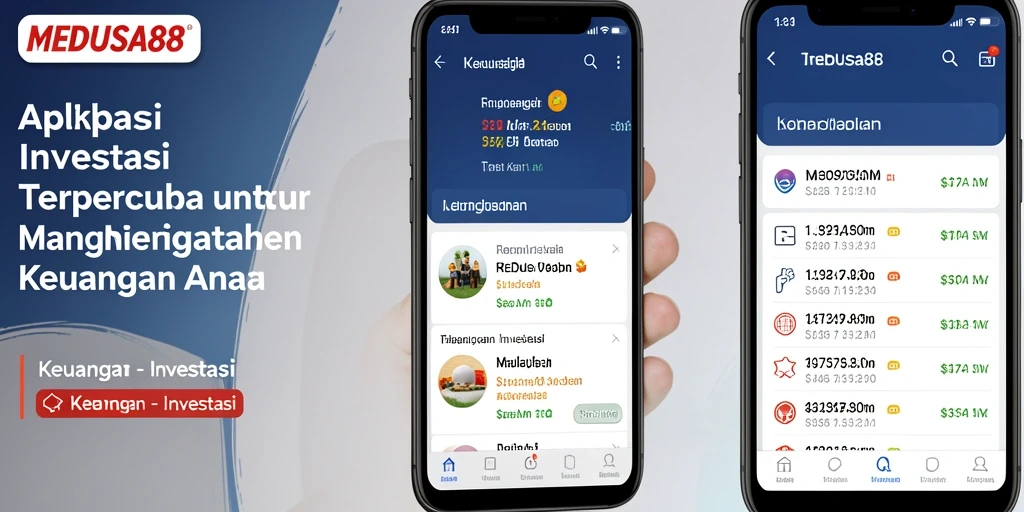 Antarmuka user-friendly aplikasi MEDUSA88 untuk Investasi.