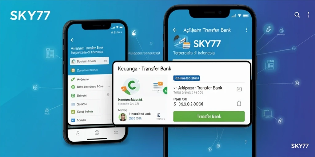 Antarmuka pengguna <strong>SKY77</strong> yang sederhana dan efisien untuk transfer bank.